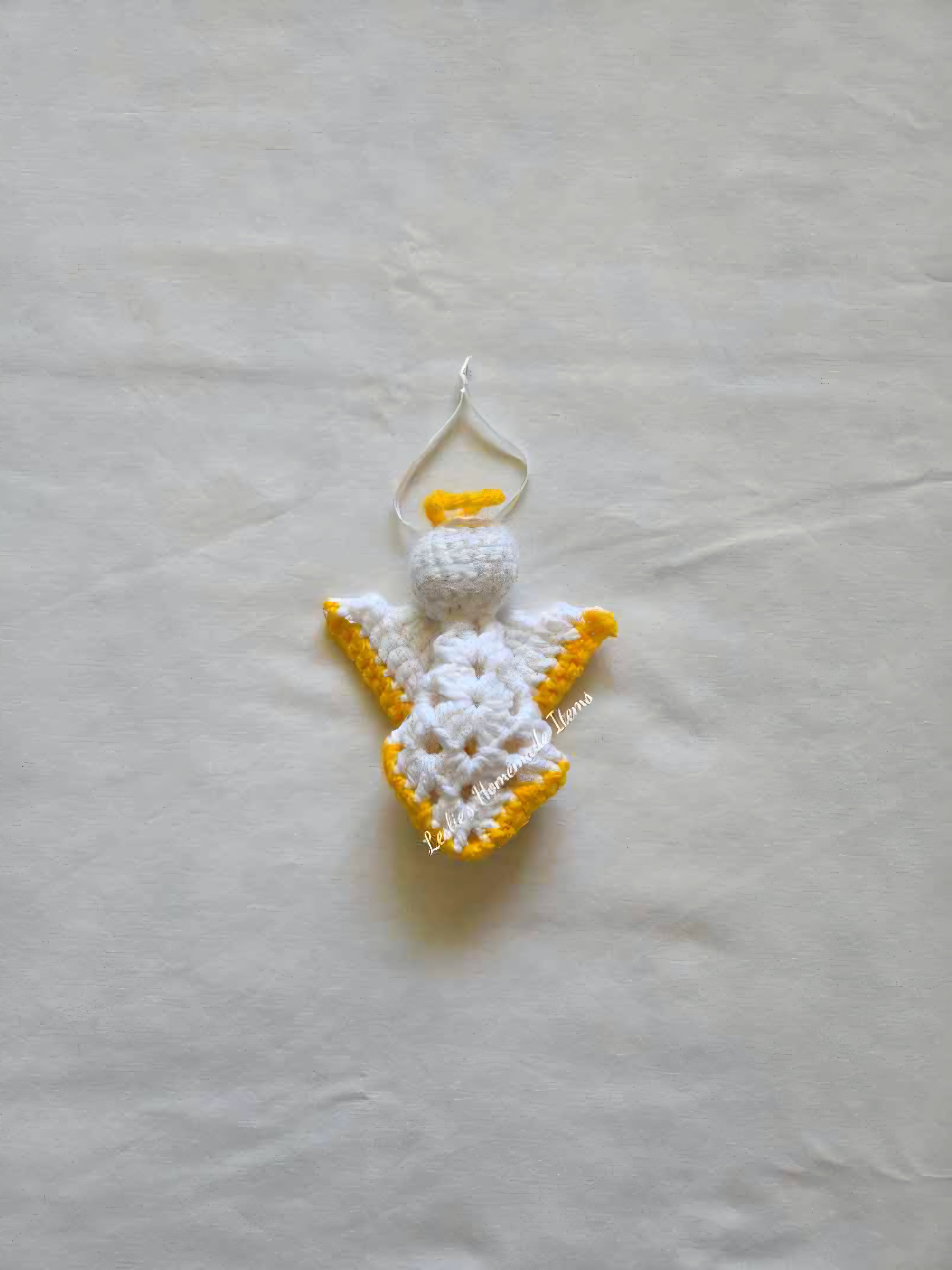 Crochet Angel Ornament - Holiday Decor, Festive, Unique :