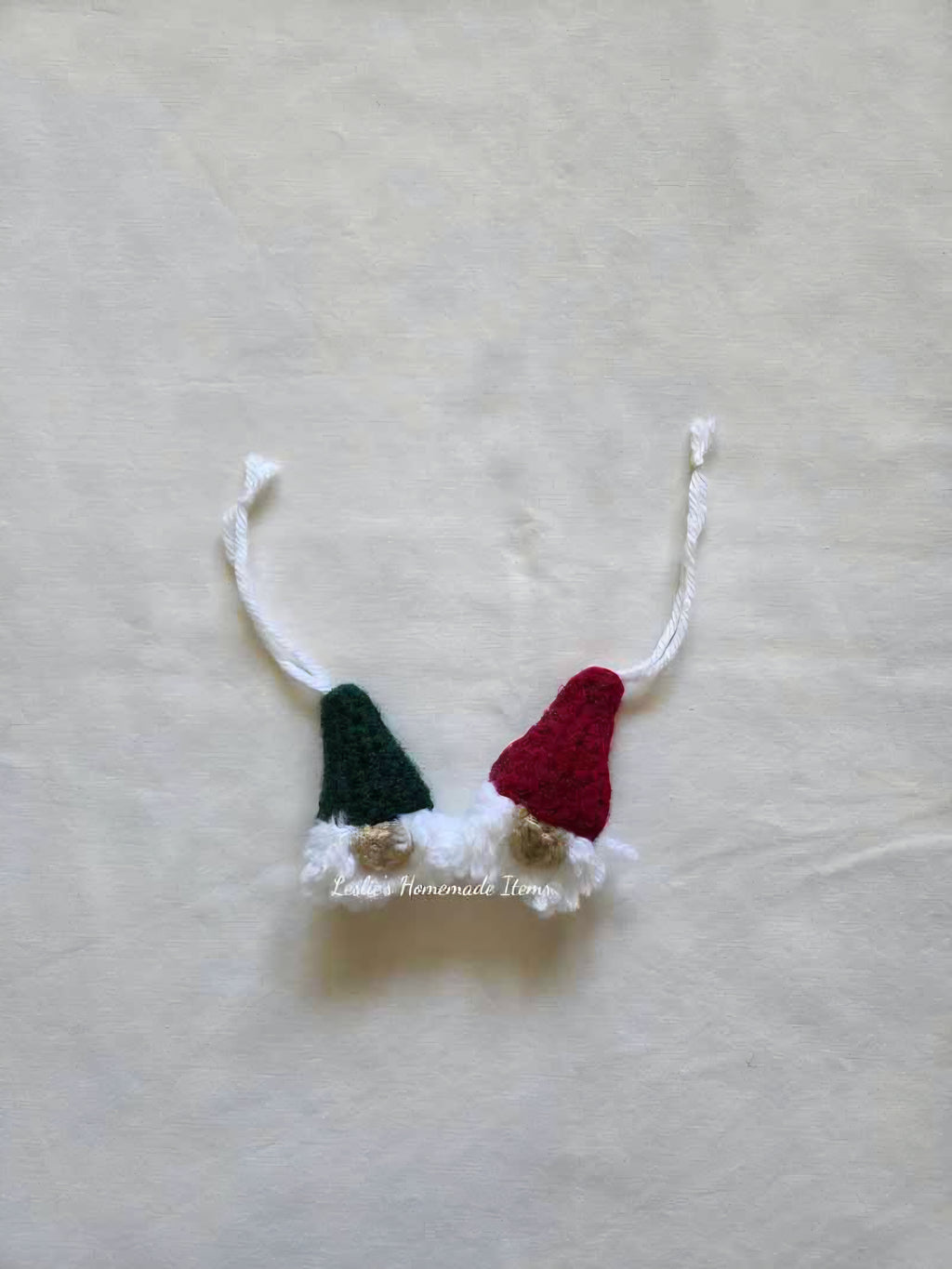 Crochet Gnome Ornament - Holiday Decor, Festive, Unique :