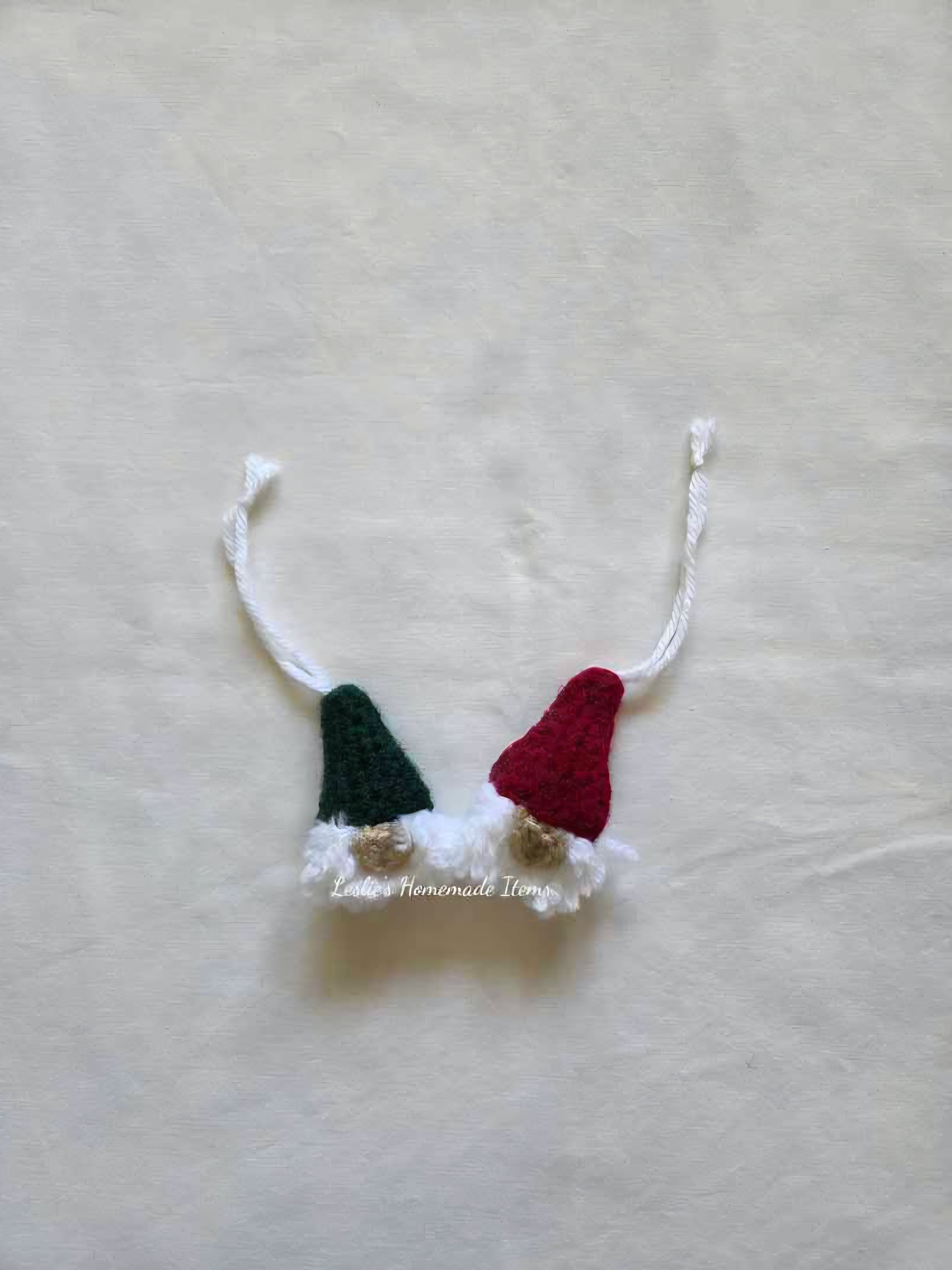 Crochet Gnome Ornament - Holiday Decor, Festive, Unique :