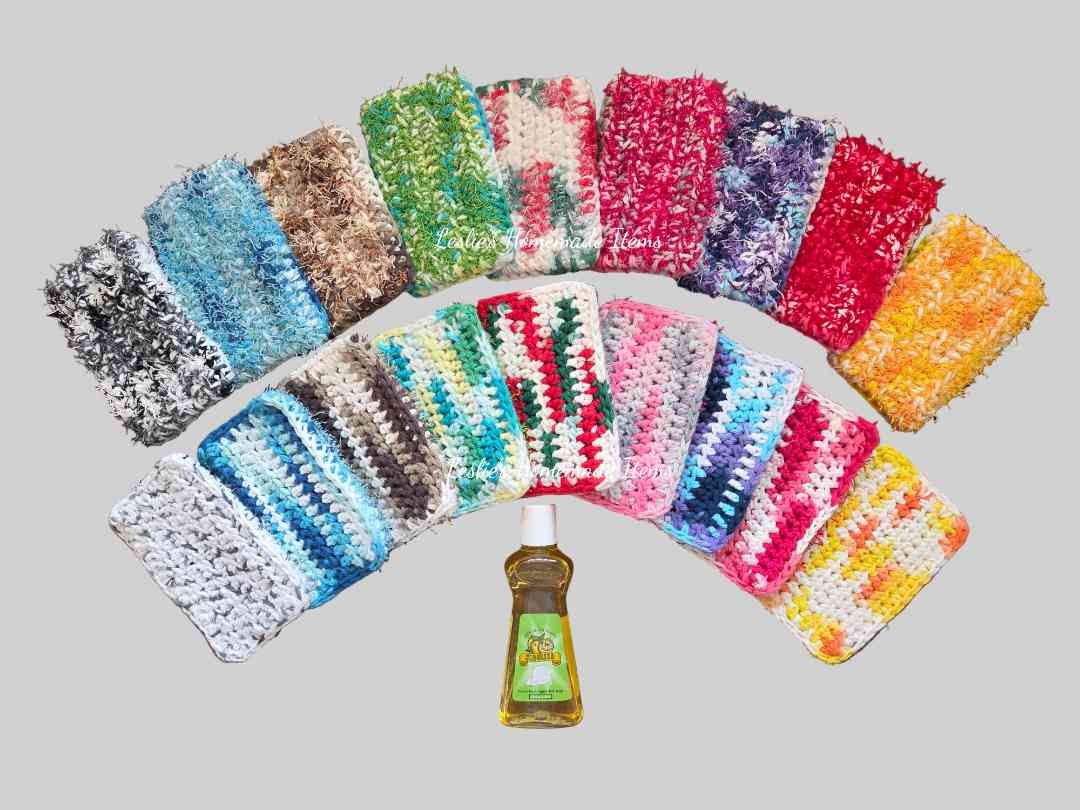Crochet Kitchen Scrubbie – Reusable, Soft-Scrub Design
