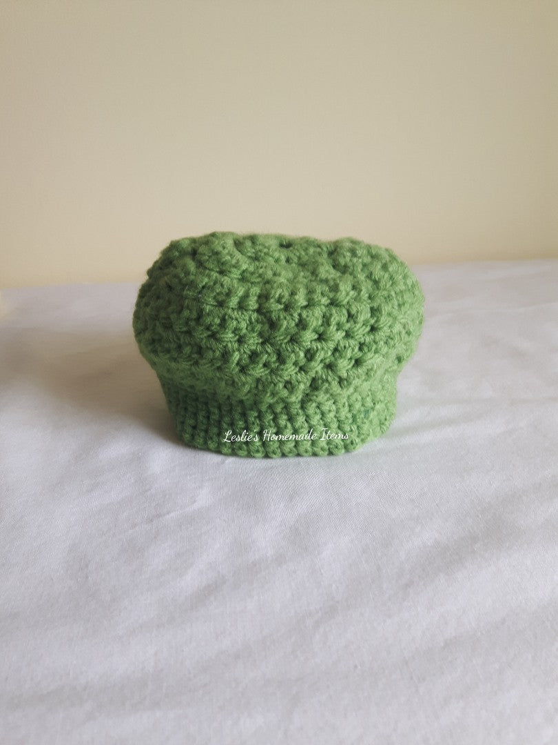 Crochet Baby Hats - Neon, Gentle Fit, Lightweight, Warm : Green