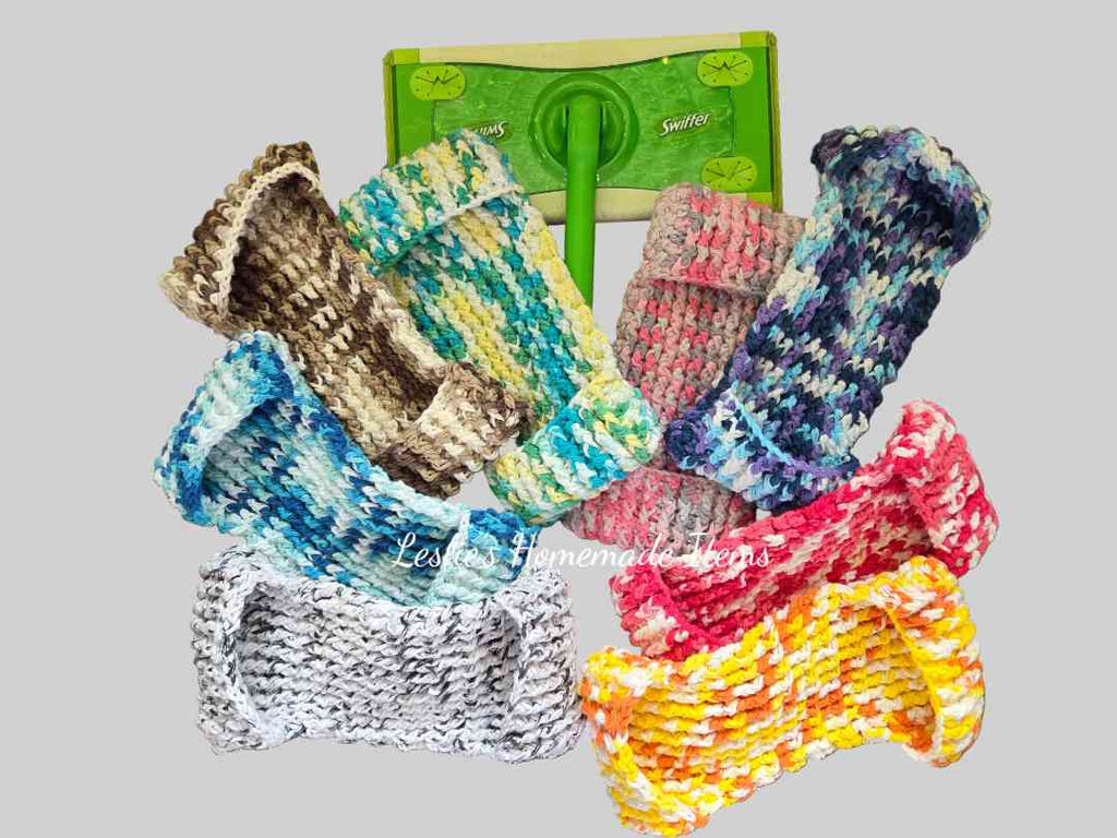 Crochet Swiffer Sweeper Cover – Reusable, Scratch-Free, Dirt-Grabbing Design