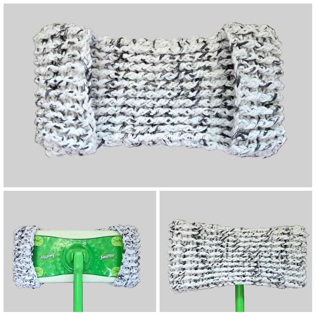 Crochet Swiffer Sweeper Cover – Reusable, Scratch-Free, Dirt-Grabbing Design