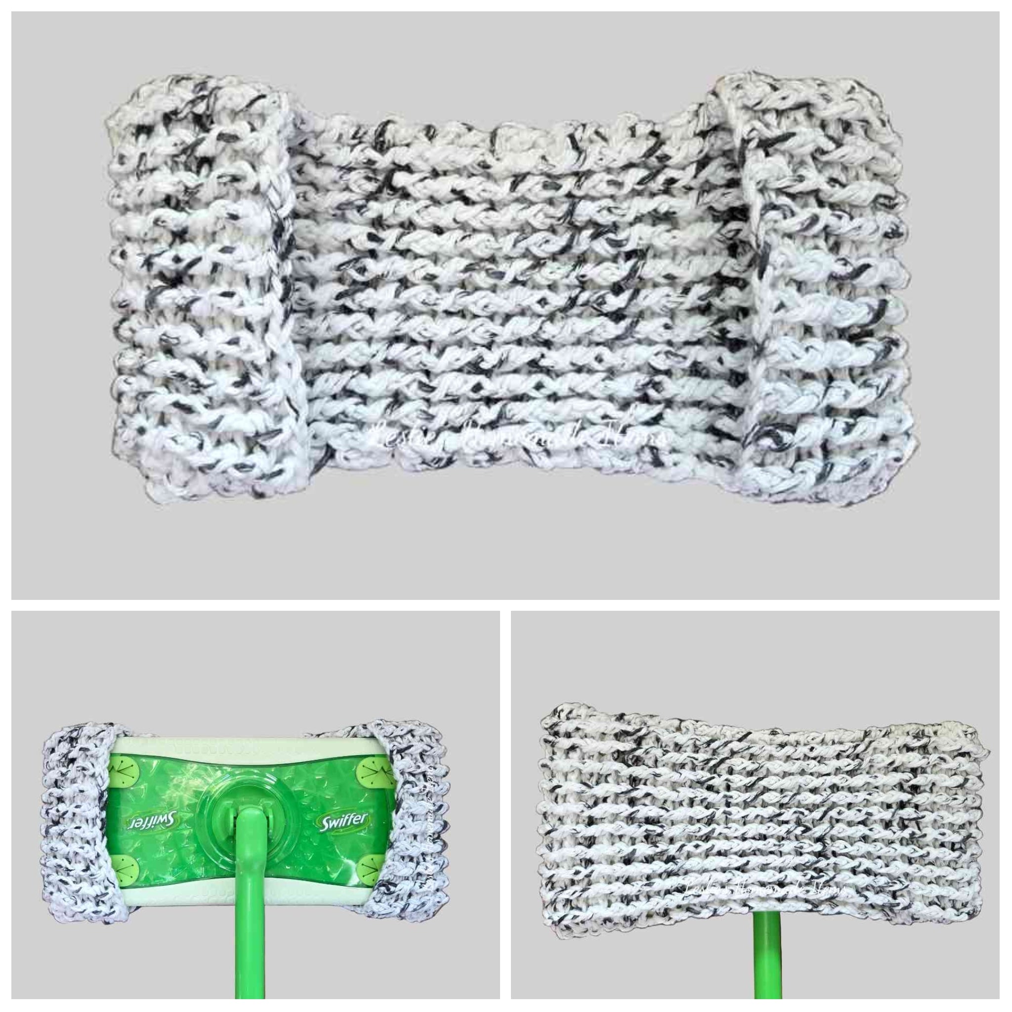 Crochet Swiffer Sweeper Cover – Reusable, Scratch-Free, Dirt-Grabbing Design