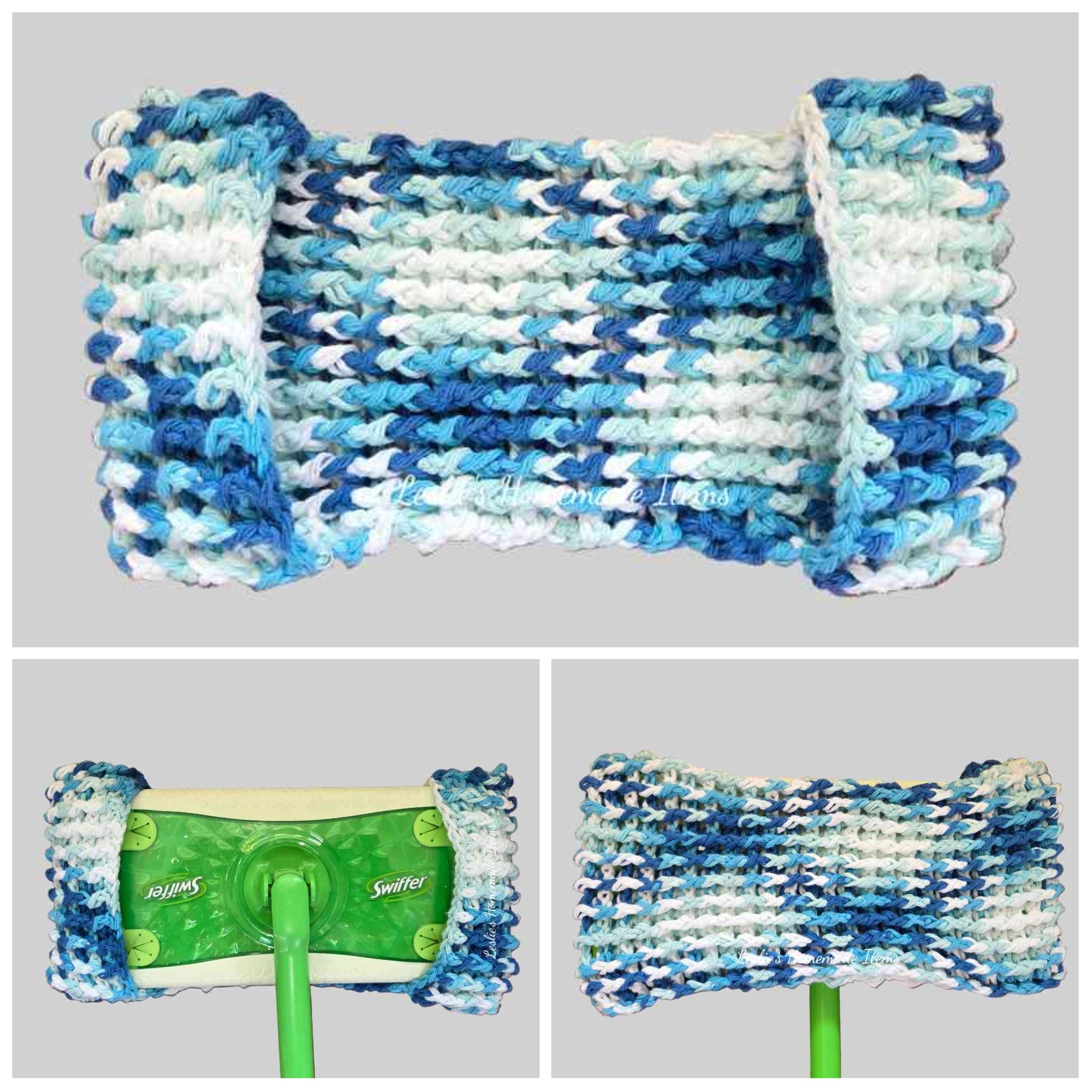 Crochet Swiffer Sweeper Cover – Reusable, Scratch-Free, Dirt-Grabbing Design