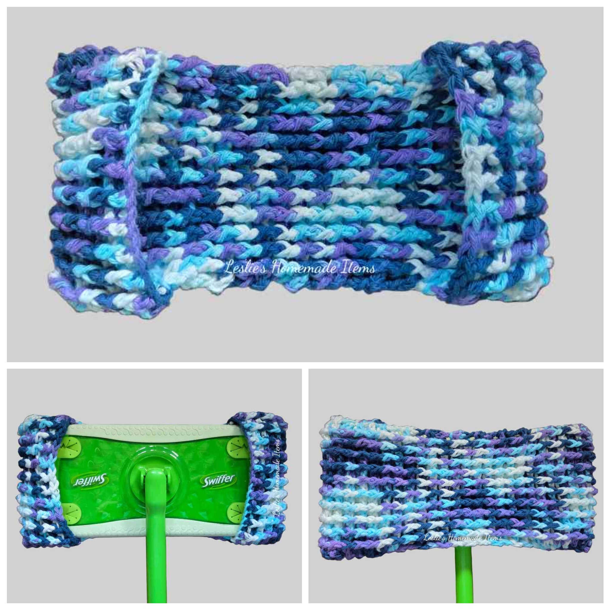 Crochet Swiffer Sweeper Cover – Reusable, Scratch-Free, Dirt-Grabbing Design