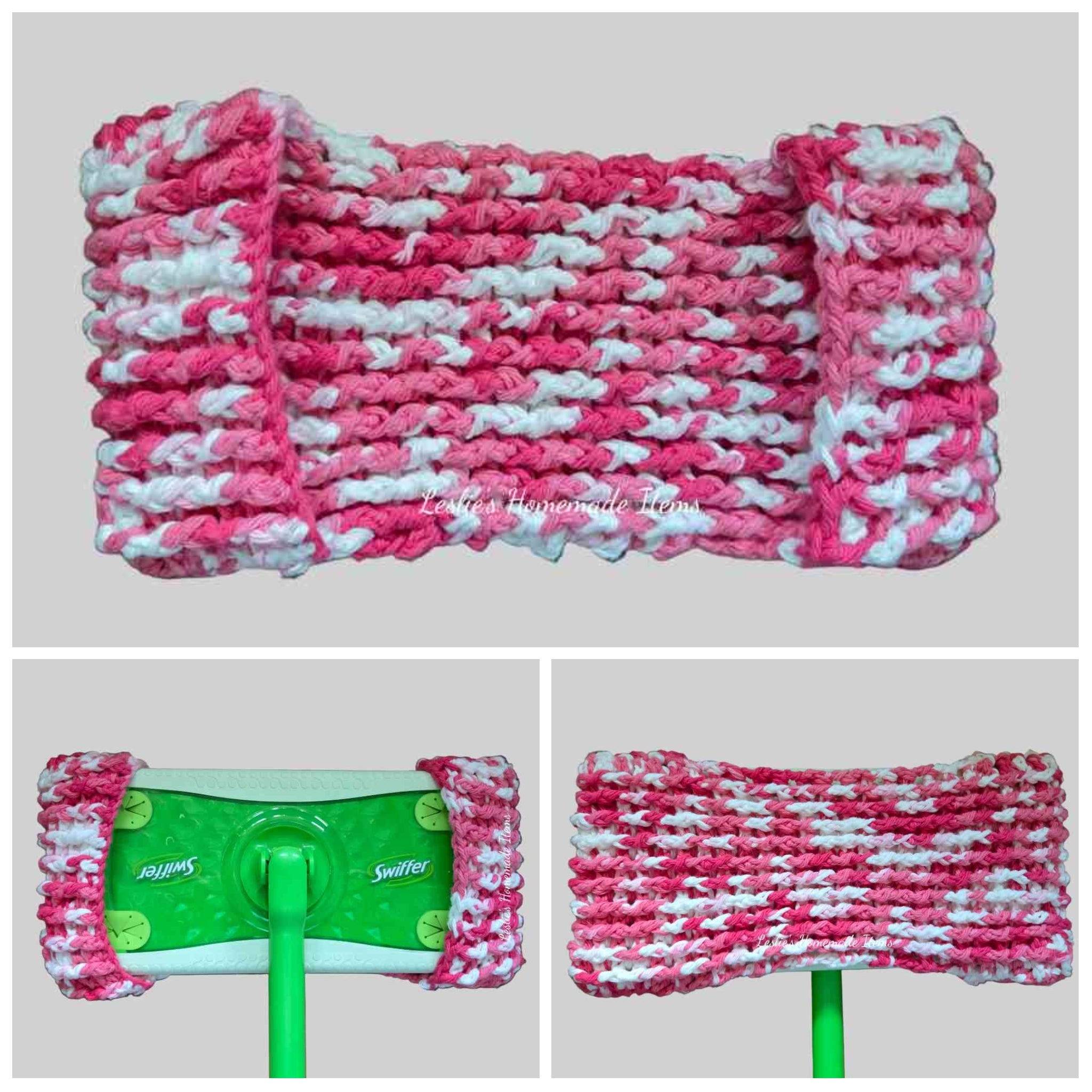 Crochet Swiffer Sweeper Cover – Reusable, Scratch-Free, Dirt-Grabbing Design