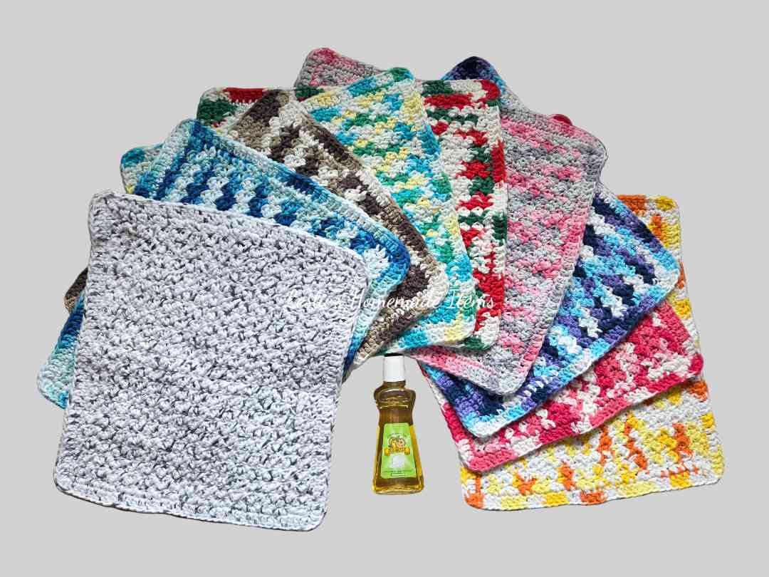 Crochet Dishcloth - Eco, Reusable, Scratch Free