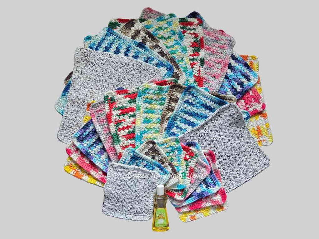 Crochet Dishcloth - Eco, Reusable, Scratch Free