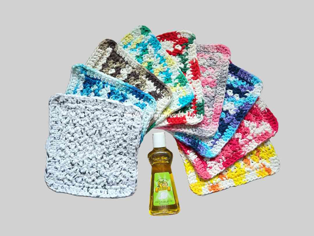 Crochet Dishcloth - Eco, Reusable, Scratch Free