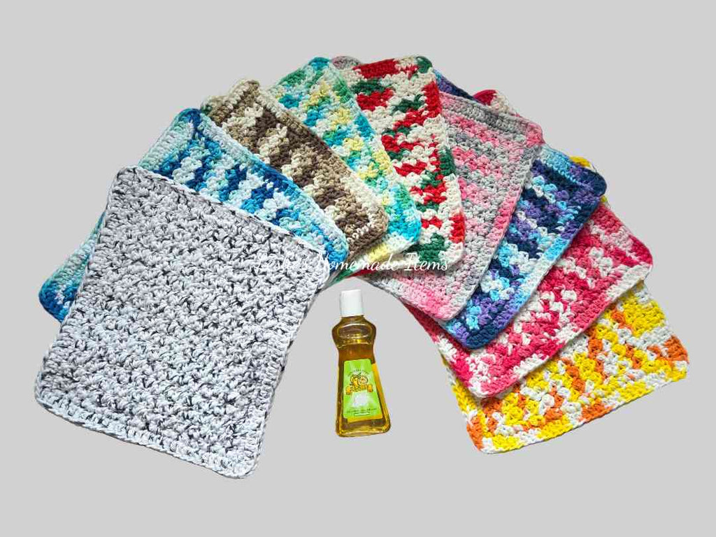 Crochet Dishcloth - Eco, Reusable, Scratch Free