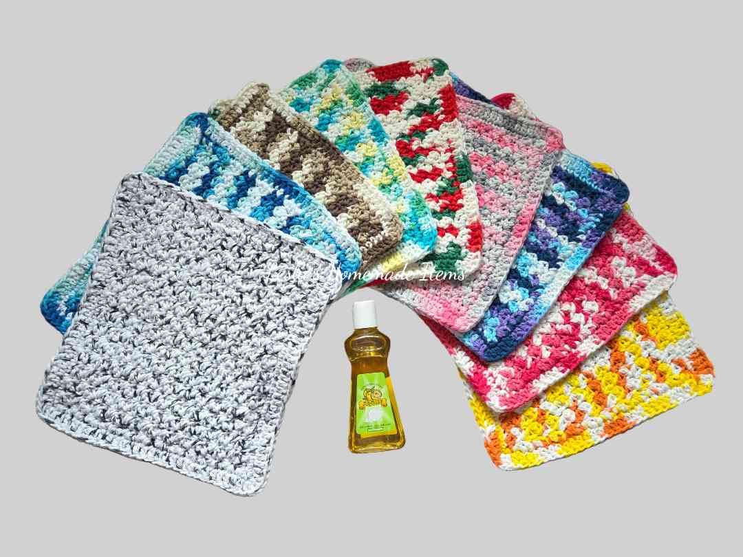 Crochet Dishcloth - Eco, Reusable, Scratch Free