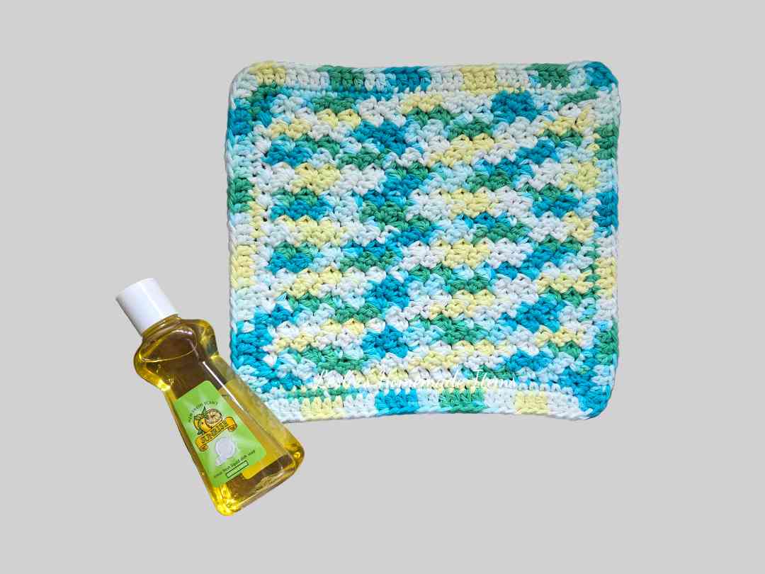 Crochet Dishcloth - Eco, Reusable, Scratch Free